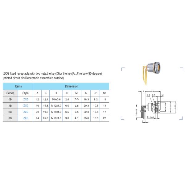 соединители серии Лемо б контакта локтя 19пин женские для Пкб устанавливают ЭКГ.2Б.319.КЛВ