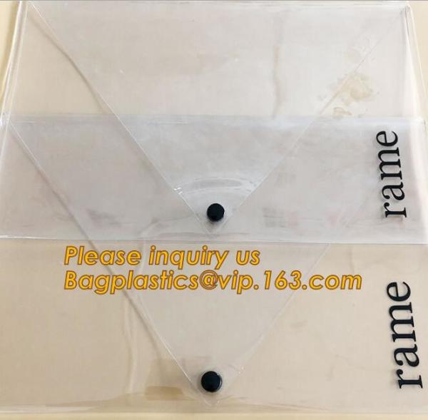 PVC A4 File Folder Document Filing Bag Stationery Bag,Good Quality Custom Cute PVC Documents Filing Bag bagplastics pac