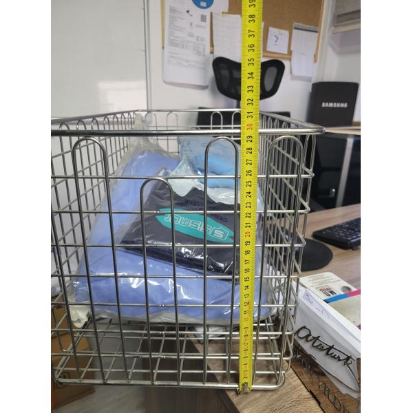 En acier inoxydable 304 paniers de rangement en treillis métalliques pour équipements hospitaliers et système de stérilisation