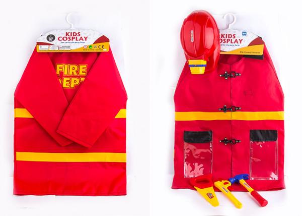 Role Play Children's Play Toys Costume for Pretend Doctor Fireman 4 Styles