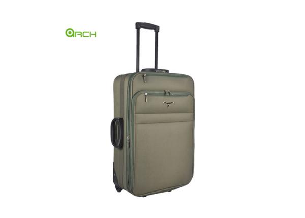 600D Polyester Travel Trolley Lightweight Luggage Bag with Expander and Skate Wheels