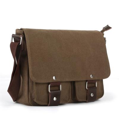 OEM / ODM Unisex Travel Messenger Bag Lightweight Brown Color Classic Style