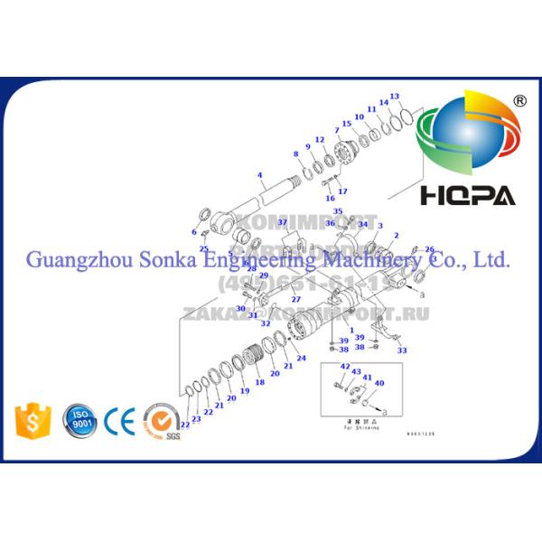 Komatsu Excavator Seal Kits Hydraulic Cylinder 707-98-39610 / High Sealing