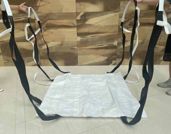 500-3000kg 100% PP Portland Cement Reinforced Sling Bag Safety 5:1 For Cement