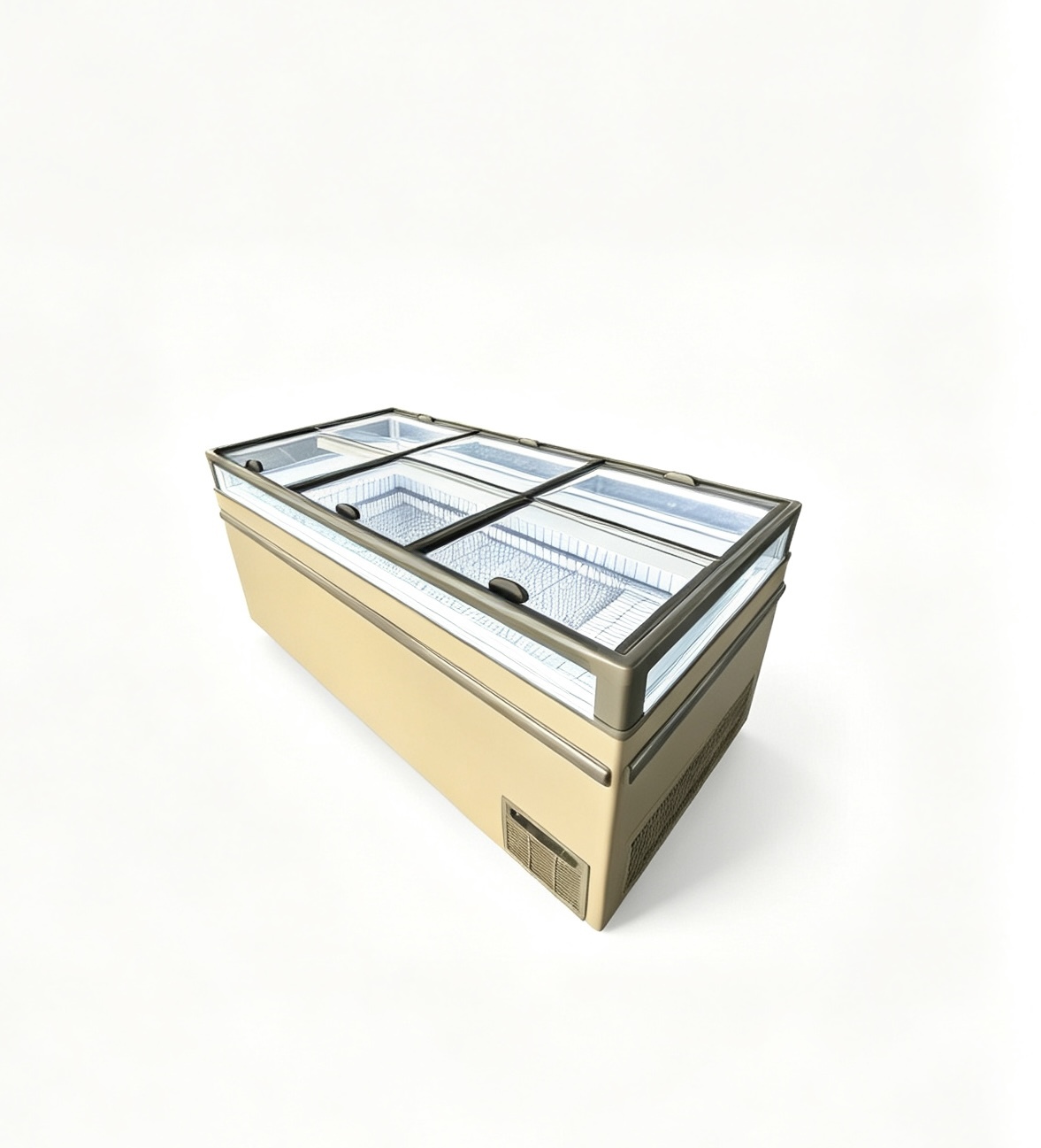 Auto Defrost Small View Window Display Chest Freezer
