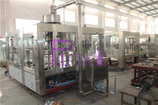 Equipamento de engarrafamento comercial elétrico 7.6kw da máquina de enchimento 330ml do suco/água