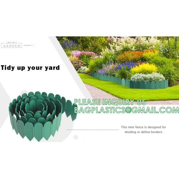 Metal Fence, Plastic Fence, Wooden Fence, Lawn Edging Border Outdoor Garden Fence Panels Decorative Plastic Fencing