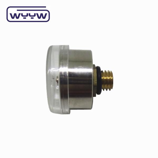 30mm 1/8 Bsp Mini Pressure Gauge 4500 Psi Chrome Plated Brass Material