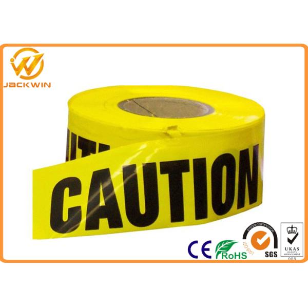 Reflective Danger Barricade Tape for Construction Site / Underground Detectable Warning