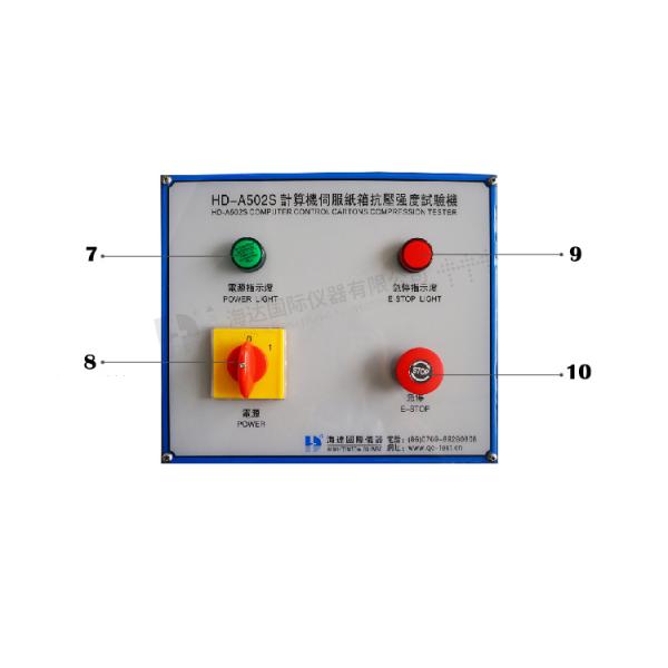 Тестер обжатия коробки компьютера для коробки проверяя выносливость забастовки