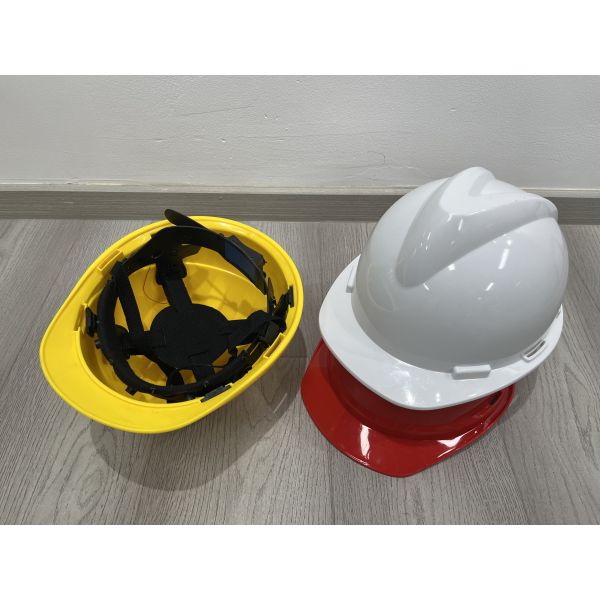 Wholesale OEM Custom HDPE Safety Helmet with Adjustable Suspension and High Visibility Colors for Industrial & Construction