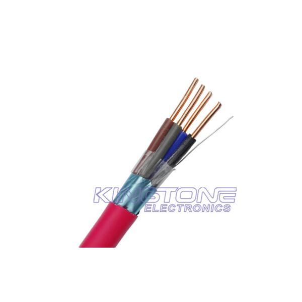 Shielded 4 Core FRLS Fire Resistant Cable with Bare Copper Conductor in 200M Roll