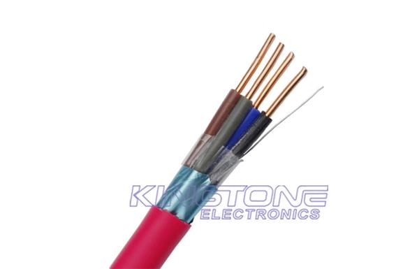 Shielded 4 Core FRLS Fire Resistant Cable with Bare Copper Conductor in 200M Roll