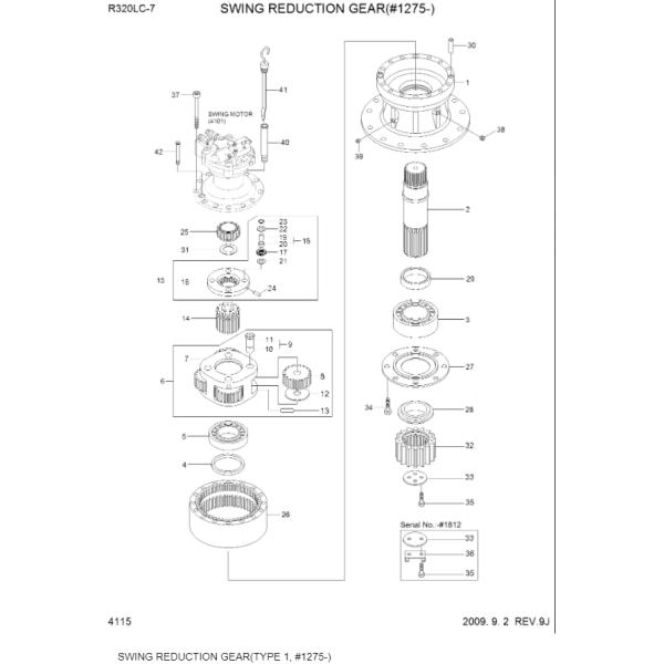 Части для экскаваторов Belparts 31N9-10180 Колеса для гигантской гигантской машины