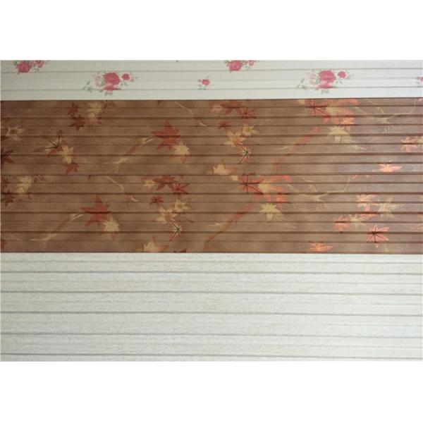 Панели стены Пвк окружающей среды дружелюбные декоративные с прокатанной поверхностной доской