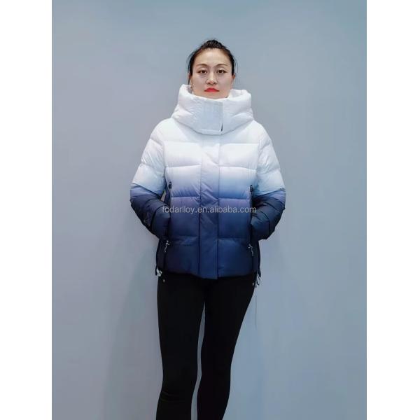 FODARLLOY F21377 Ladies Warm Hooded Cotton-padded Clothes Women Slim Long Winter Jackets Women Coats