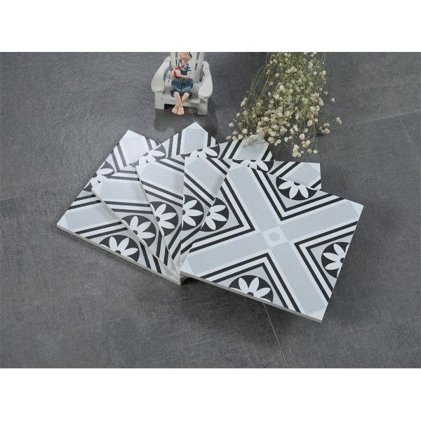 Gray Antibacterial Ceramic Rustic Tile 200x200mm for Kitchen Walls