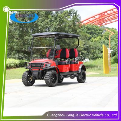 Veículo de caça elétrico de 4 lugares com motor AC e tração nas quatro rodas para exploração selvagem