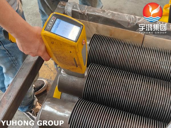 Tubo sin costura de acero aleado ASME SA335 P22 con aletas dentadas para sistema HRSG