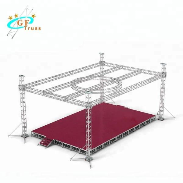 Flexible Aluminum Spigot Truss Luxury Aluminum Box Truss For DJ Equipment