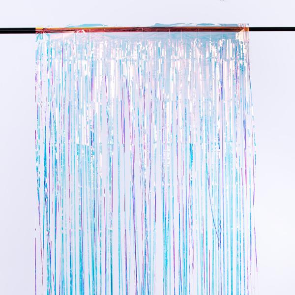 3x8 Feet Fringe Curtain Backdrop Streamer Curtain For Graduation Party