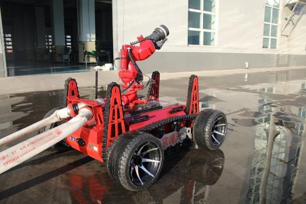 6-Wheel Independent Chassis All-Terrain Wheeled Firefighting Robot Fire Fighting Use China 6-Wheel Independent Chassis A