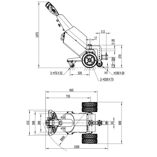 ML100  ML150  ML200 Carts and Tuggers 1ton 1.5 Ton Capacity