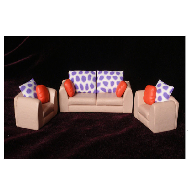 colorful model beds furniture bed, mini ceramic model bed for indoor indoor scene