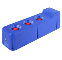 Tanque de água reforçado de polietileno azul para gado com protecção contra corrosão e garantia antifrio