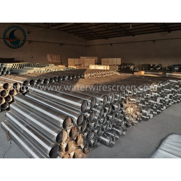 SS304 Vee Wire Water Well Screen Filter For Sand Control