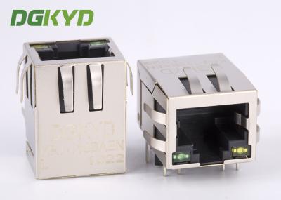 1000 base-tx tab down Rj45 Lan Jack with magnetic transformer