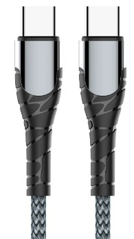 Tough Braided Dual Type - C Cable for High - Speed Data & Charging