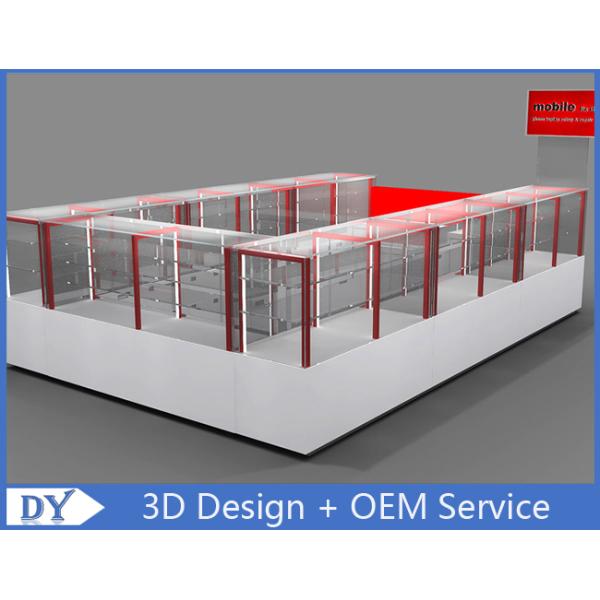 Мобильный киоск на заказ из белого деревянного стекла