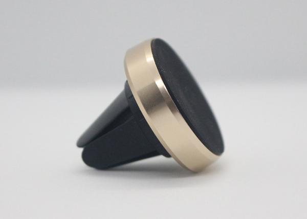 Mini Aluminum Car Mobile Phone Holder / Magnetic Cell Phone Holder For Car