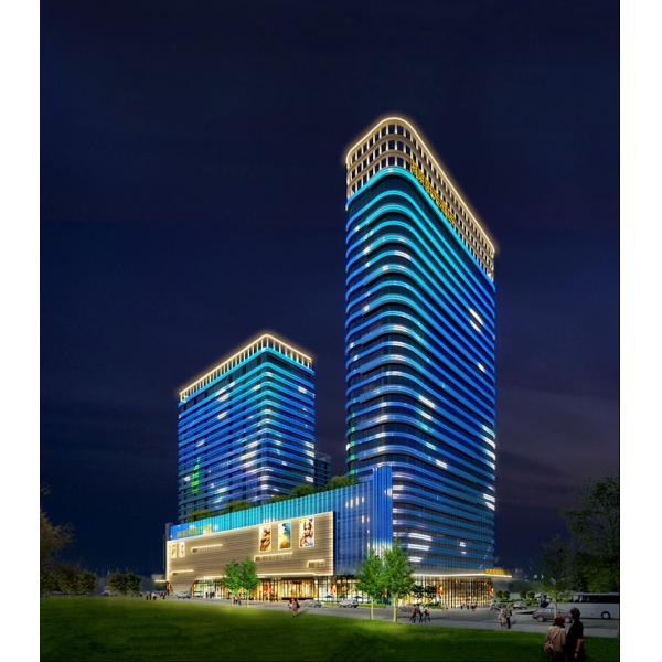 Shopping Mall Advertising P62.5 Mesh DIP Ultra-Thin Transparent LED Display DC12V LED Film Outdoor LED Mesh Display Screen