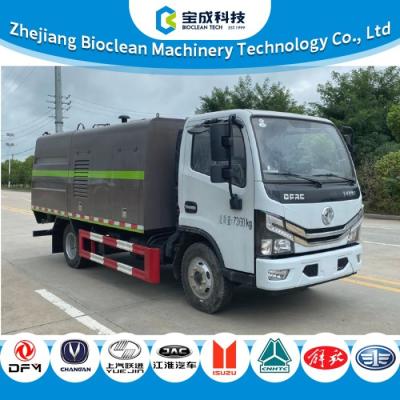 7.3TONS Diesel Powered Fence Guardrail Cleaning Truck With EQ1075SJ3CDF Engine