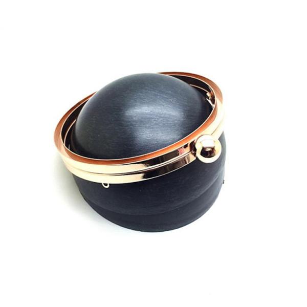 Dia 150mm Small Ball Closure Round Purse Frame For Evening Bag
