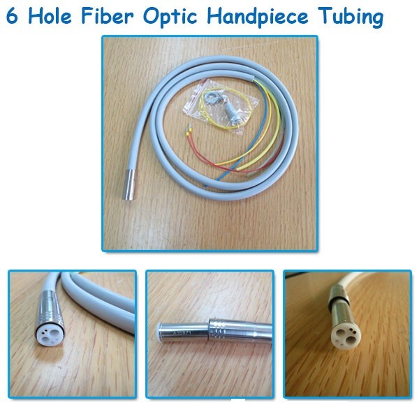 6 Hole Dental Silicone Tubing Fit Fiber Optic high speed handpiece