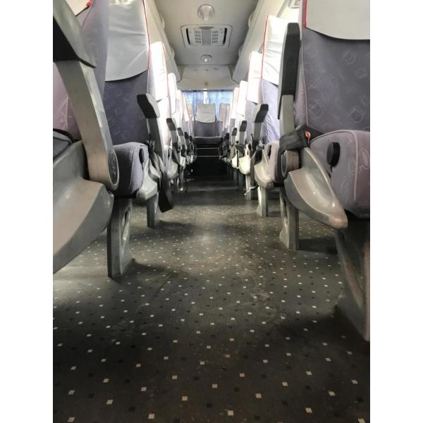 Kinglong Brand Used Tour Bus Sencond Hand Bus XMQ6898 39seats With AC Rear Engine Blue And White Color Good Condition