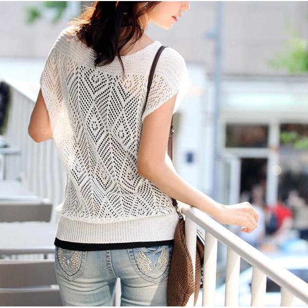 Crochet,pullover Hollow Out Golden Thread women sweater Knitted Loose Sweaters warm pullovers