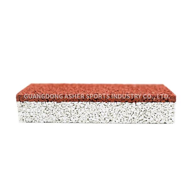 All Weather Resistant EPDM Rubber Gym Flooring , EPDM Rubber Pad 20mm Thickness