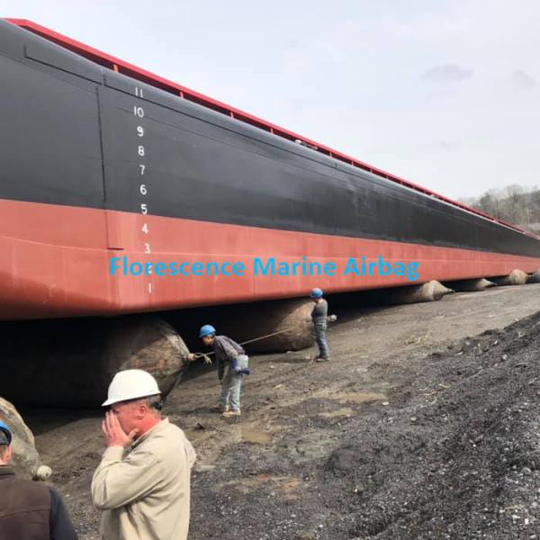 Pneumatic Boat Marine Salvage Airbags Working Pressure 0.17 - 0.33MPa