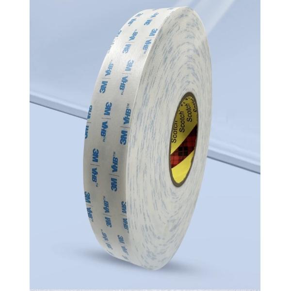 White Release Paper VHB Double Sided Tape 600mm X 33m