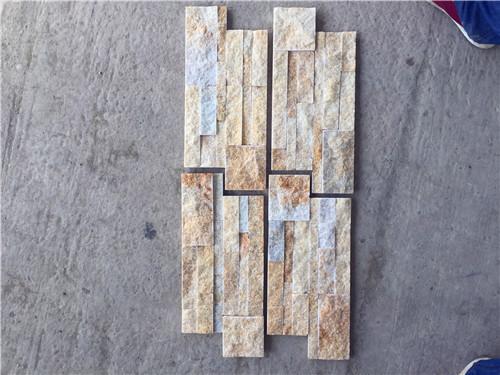 Cultured Quartzite Stone Veneer Mini Panel , Quartzite Ledgestone Veneer