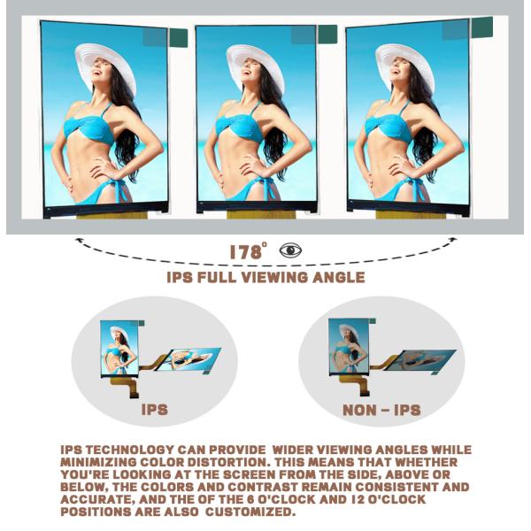 3.5-inch IPS display screen with high-definition resolution of 320 * 480 interface 8080 parallel port industrial control terminal display screen
