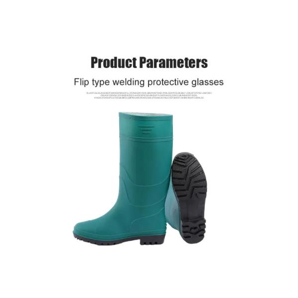 Стальные ботинки для дождя с высоким верхним покрытием баотоу с подставкой из стали, защитные ботинки для разбивания и пробивания, водонепроницаемые ботинки безопасности.