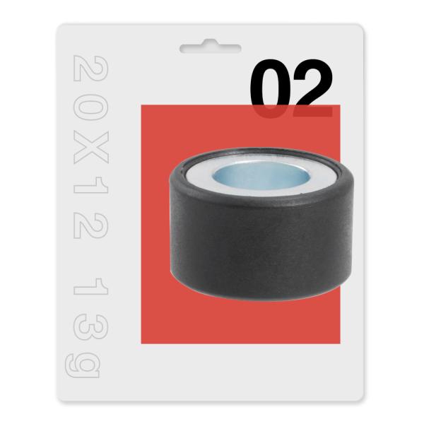 20x12 Black CVT Scooter Parts Variator Pulley Roller Weights for Upgrade Racing Motorcycle