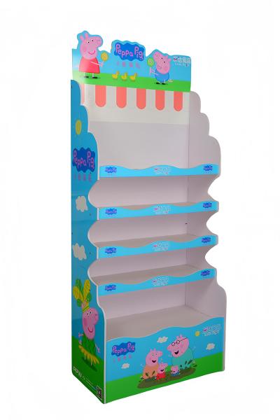 Transparent PVC Foam Board Plastic Stand Display For Clear Product Display