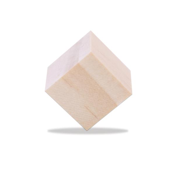 Блоки незаконченных деревянных ремесел сосны 1.5cm дерева деревянные квадратные