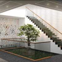 Bardage de verre de balcon intérieur